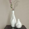Dazzle vaas Marble wit 35cm