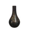 Dazzle vaas Marble zwart 26cm