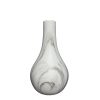 Dazzle vaas Marble wit 26cm