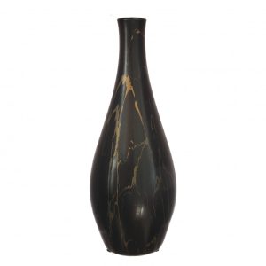 Dazzle vaas Marble zwart 35cm
