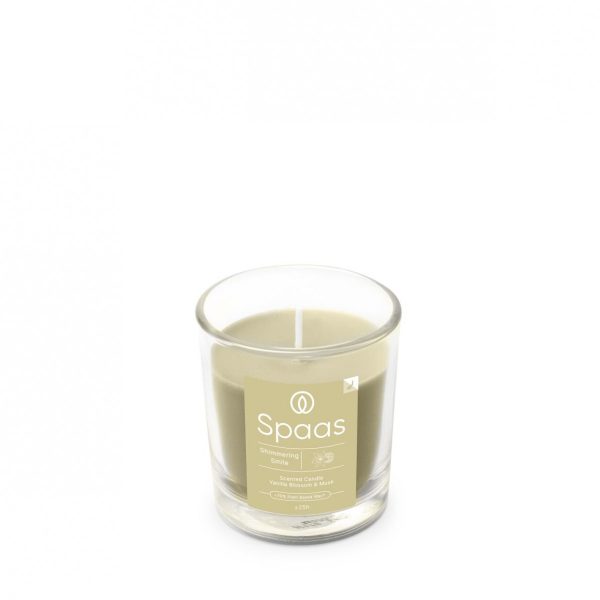 Spaas geurkaars glas Smile