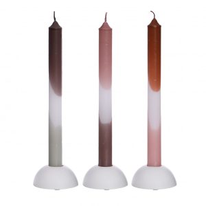 Dinerkaars Dip dye roze/ taupe