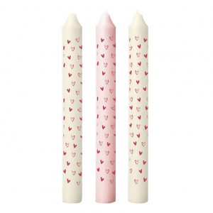 Dinerkaars Hearts roze