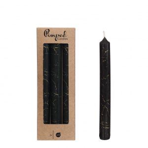Dinerkaars Marble zwart