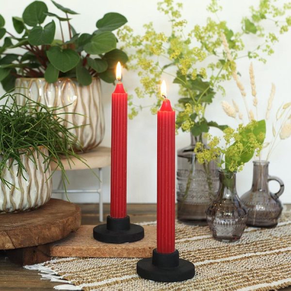 Kaars Pencil - rood sfeer Dinerkaars Pencil rood