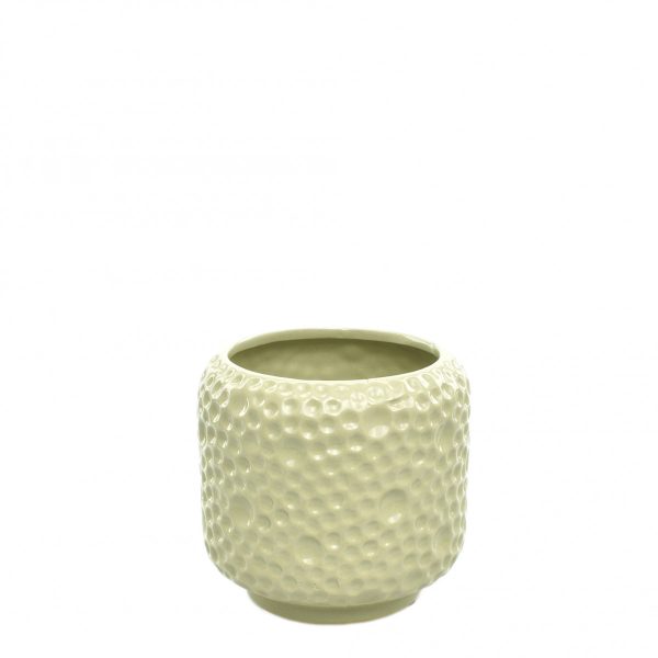 Keramische Porto bloempot groen d15cm