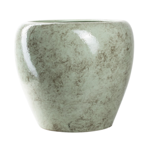 Keramische bloempot Dough groen d29cm