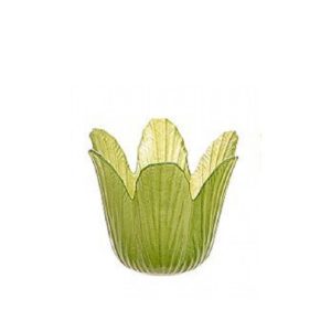Theelichthouder Flower groen