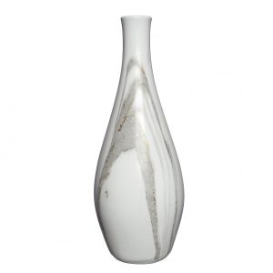 Dazzle vaas Marble wit 35cm
