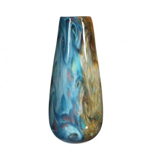 Glazen vaas Kameleon d12*28cm