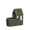Keramiek planter huis groen 13*7*14cm