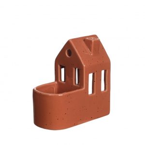Keramiek planter huis terra 13*7*14cm Keramiek planter huis terra 13*7*14cm