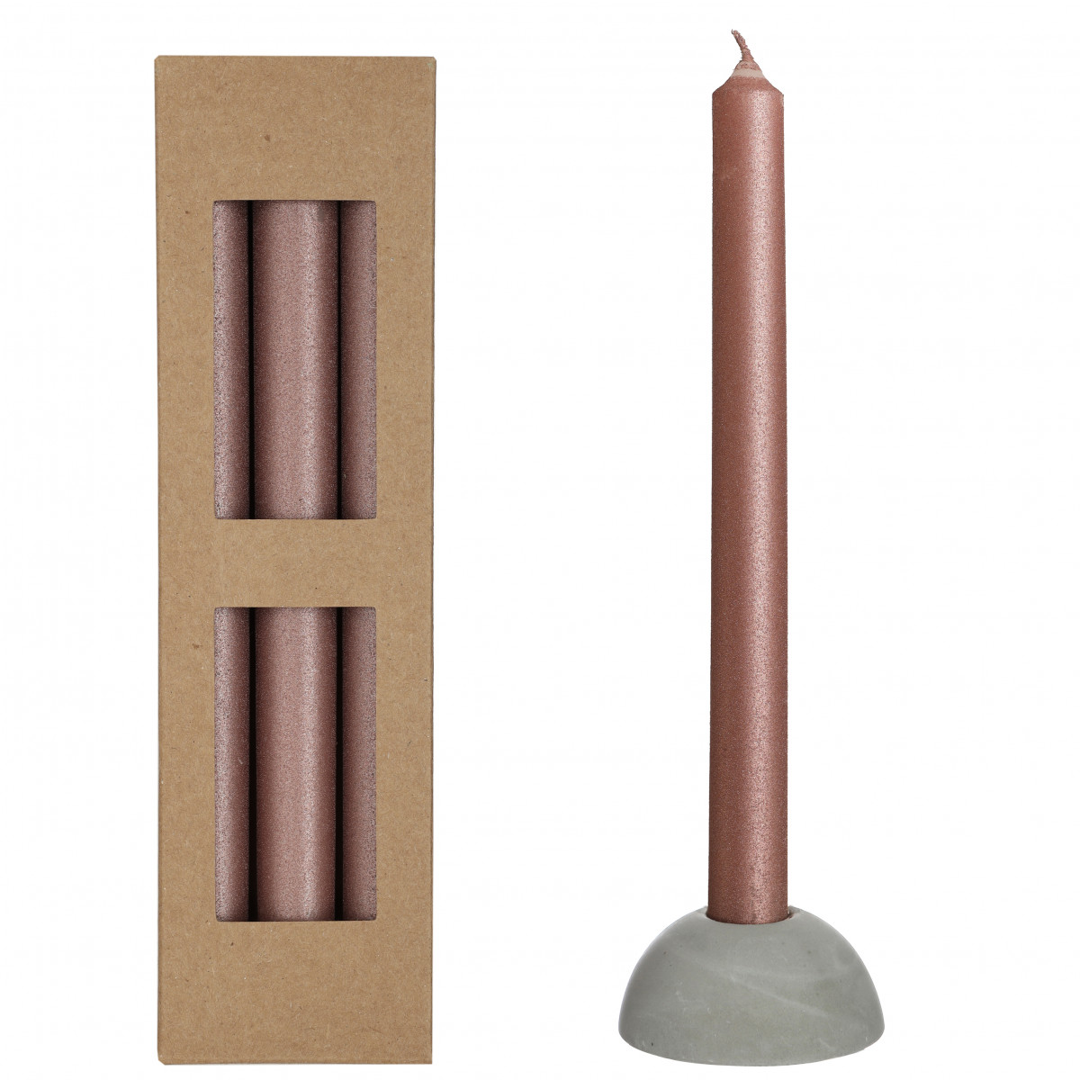 Dinerkaars Bliss x3 | d2.2x25cm | Roze