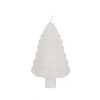 Kaars Chubby kerstboom | d07*12cm | Wit