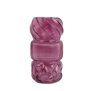 Glas Ballena vaas | d10x20cm | Paars