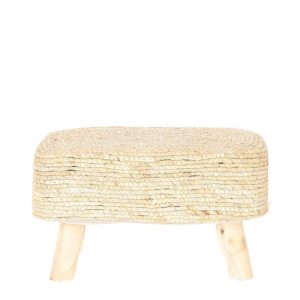 Jute Audet kruk | 41x30x25cm | Naturel