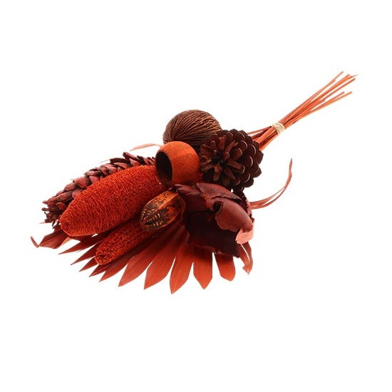 Droogbloemen Exotic boeket | 55cm 258gr | Oranje