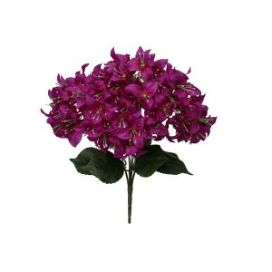 Zijden bloemen Bougainville tros tak | 46cm | Paars Zijden bloemen Bougainville tros tak | 46cm | Paars