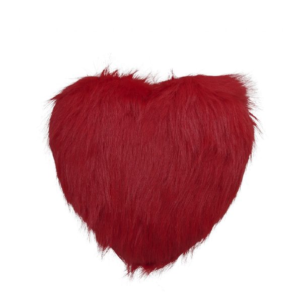 Hart Fluffy hanger | 23cm | Rood Hart Fluffy hanger | 23cm | Rood