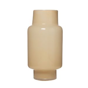 Glas Pien vaas | d24x38.5cm | Creme
