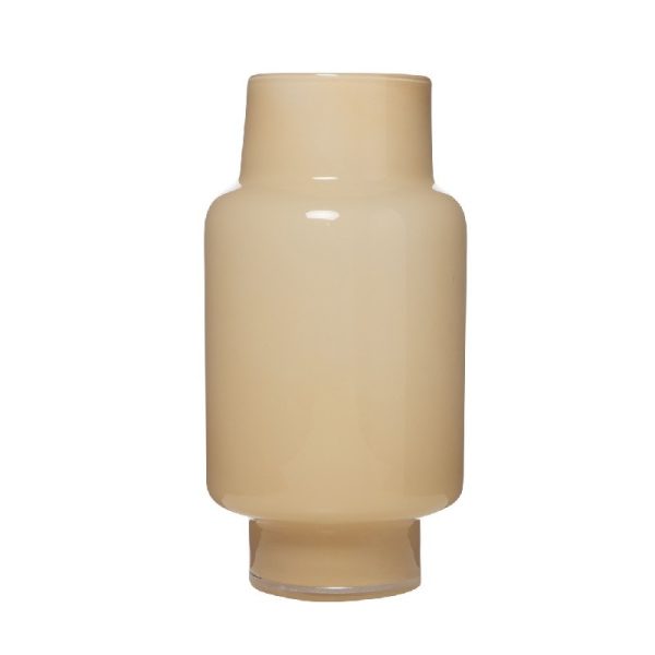 Glas Pien vaas | d24x38.5cm | Creme Glas Pien vaas | d24x38.5cm | Creme