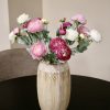 Zijden bloemen Soft Harmony boeket _ d40x50cm _ Roze_ wit