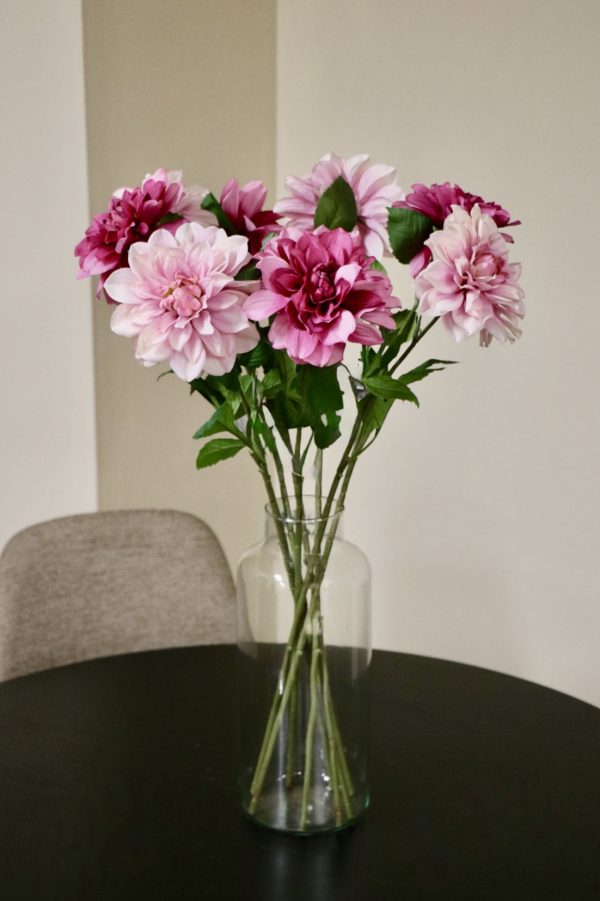 Zijden bloemen Pink Blush boeket _ d40x70cm _ Roze