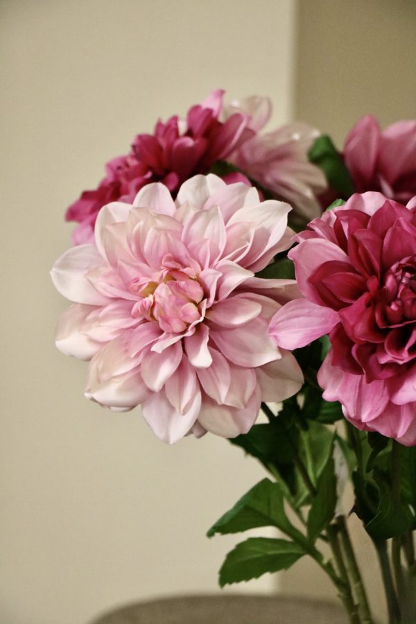 Zijden bloemen Pink Blush boeket _ d40x70cm _ Roze