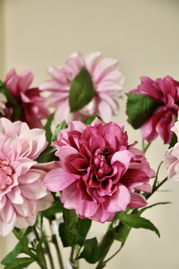 Zijden bloemen Pink Blush boeket _ d40x70cm _ Roze