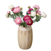Zijden bloemen Soft Harmony boeket _ d40x50cm _ Roze_ wit
