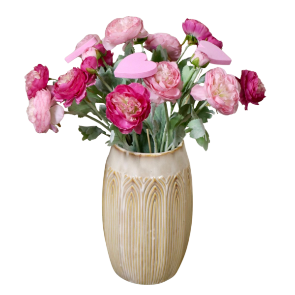 Zijden bloemen Sweet Valentine boeket _ d40x50cm _ Roze - Valentijn boeket