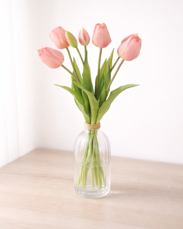 Zijden bloemen tulpen - Licht roze Zijden bloemen tulpen - Licht roze