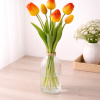 Zijden bloemen tulpen - Oranje