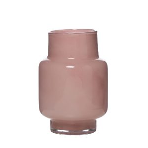 4607549_2D_0002 Glas Pien vaas | d17x25cm | Roze