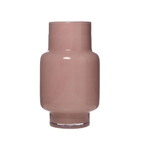 Glas Pien vaas | d19x31cm | Roze
