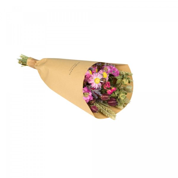 Floriëtte droogbloemen Field boeket | 35cm 75gr | Roze