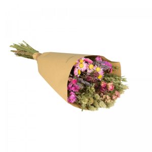 Floriëtte droogbloemen Field boeket | 50cm 100gr | Roze