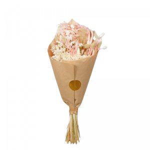 Floriëtte droogbloemen Field Exclusieve boeket | 50cm | Roze/creme