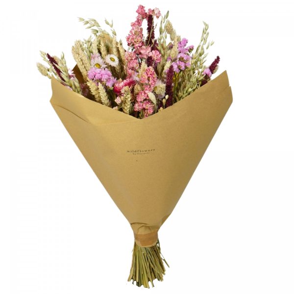 4204991_2D_0001 Floriëtte droogbloemen Classic boeket | 60cm 150gr | Roze