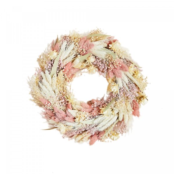 Floriëtte krans Blush | d25cm | Roze/creme