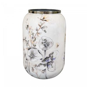 Ter Steege metaal Moonlight vaas | d30x42cm | Lichtgroen