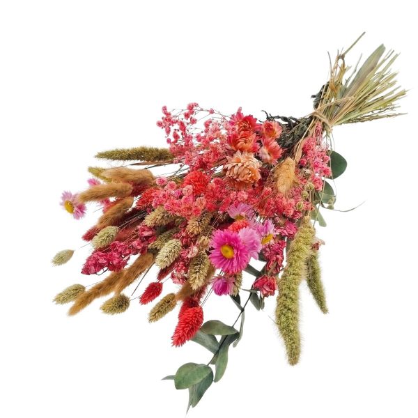 4203686_2D_0001 Droogbloemen Cute boeket | 55cm 100gr | Roze