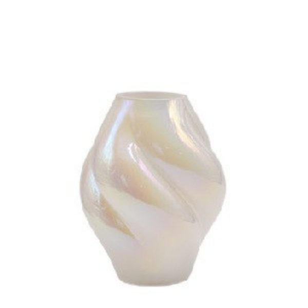 Keramiek Arachova vaas | d16*20cm | Parelmoer