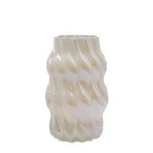 4606376_2D_0003 Keramiek Arachova vaas | d18*29cm | Parelmoer