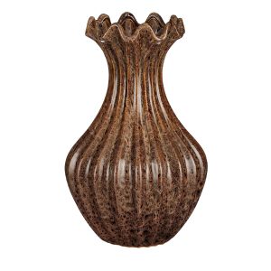 5705710_2D_0001 Keramiek Amara vaas | d29*43.5cm | Bruin